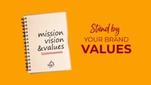 Using brand values as a business strategy for long-term trust